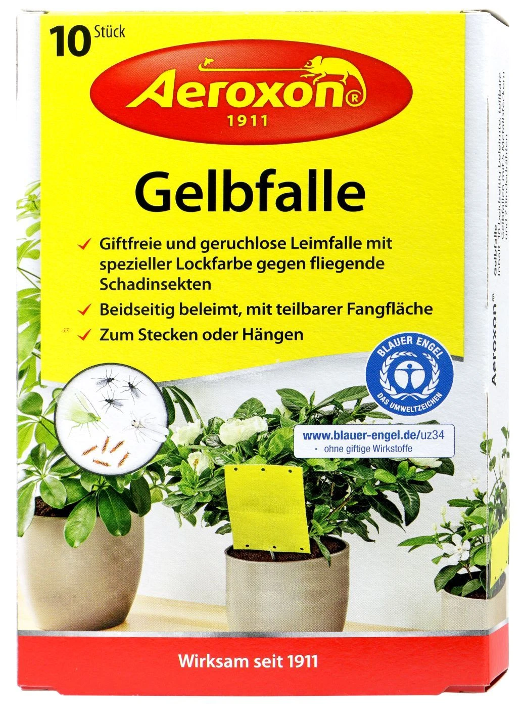 Aeroxon Gelbfalle - 10 Stück