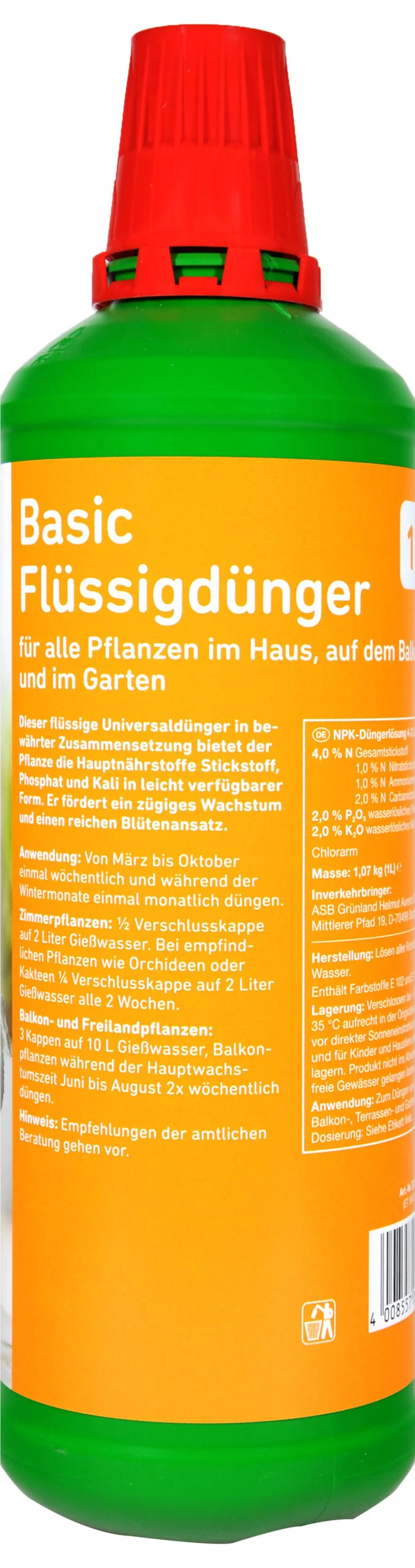 Blumendünger Ohne Guano - 1 L – Bild 2
