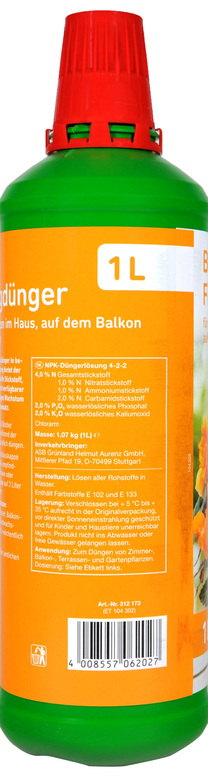 Blumendünger Ohne Guano - 1 L – Bild 3