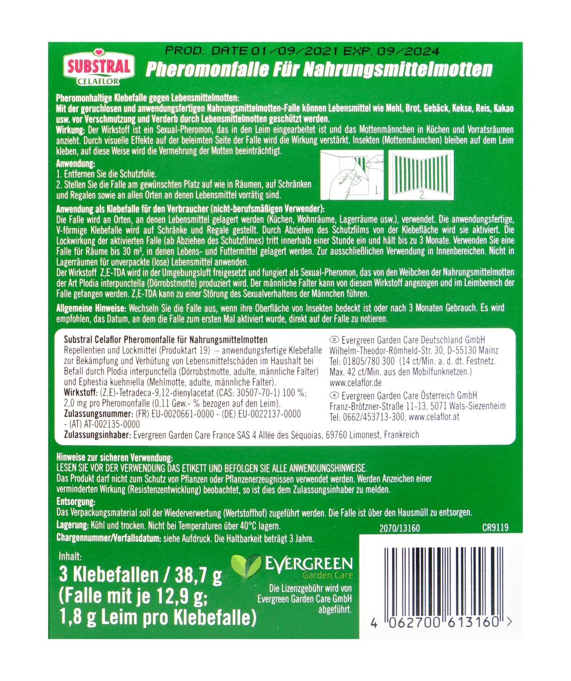 Celaflor Pheromon-Falle - 3 Stück – Bild 2