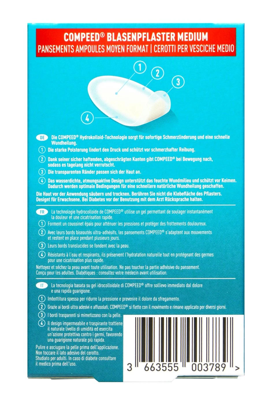 Compeed Blasenpflaster Medium - 6 Stück – Bild 2