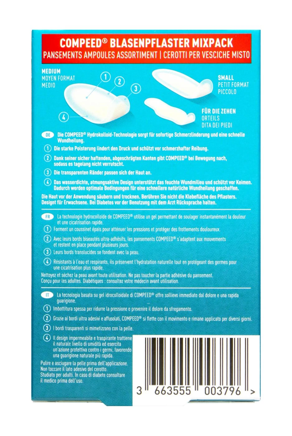 Compeed Blasenpflaster Mixpack - 6 Stück – Bild 2