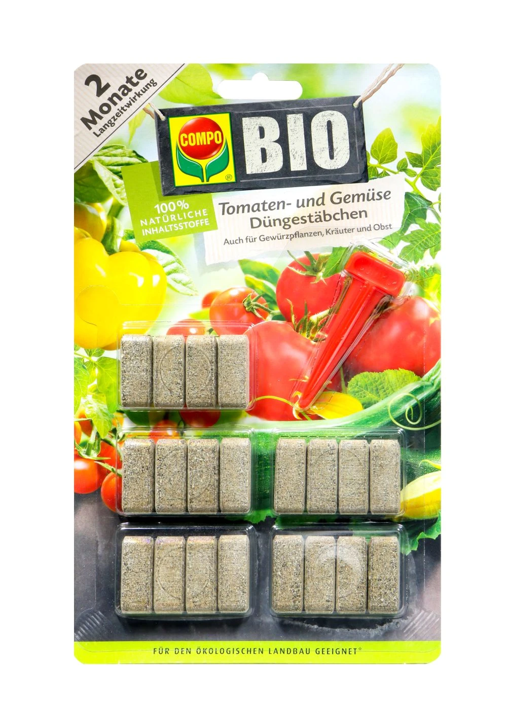 Compo Bio Tomaten- Und Gemüse Düngestäbchen - 20 Stück