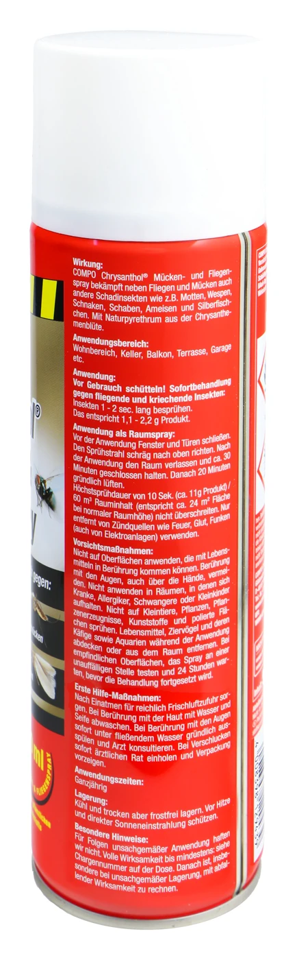 Compo Chrysanthol Mücken-und Fliegenspray - 0,5 L – Bild 3