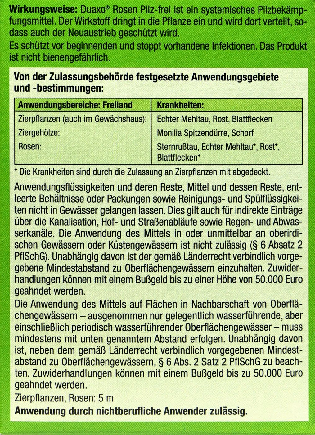 Compo Duaxo Rosen-Pilz-frei - 50 Ml – Bild 4