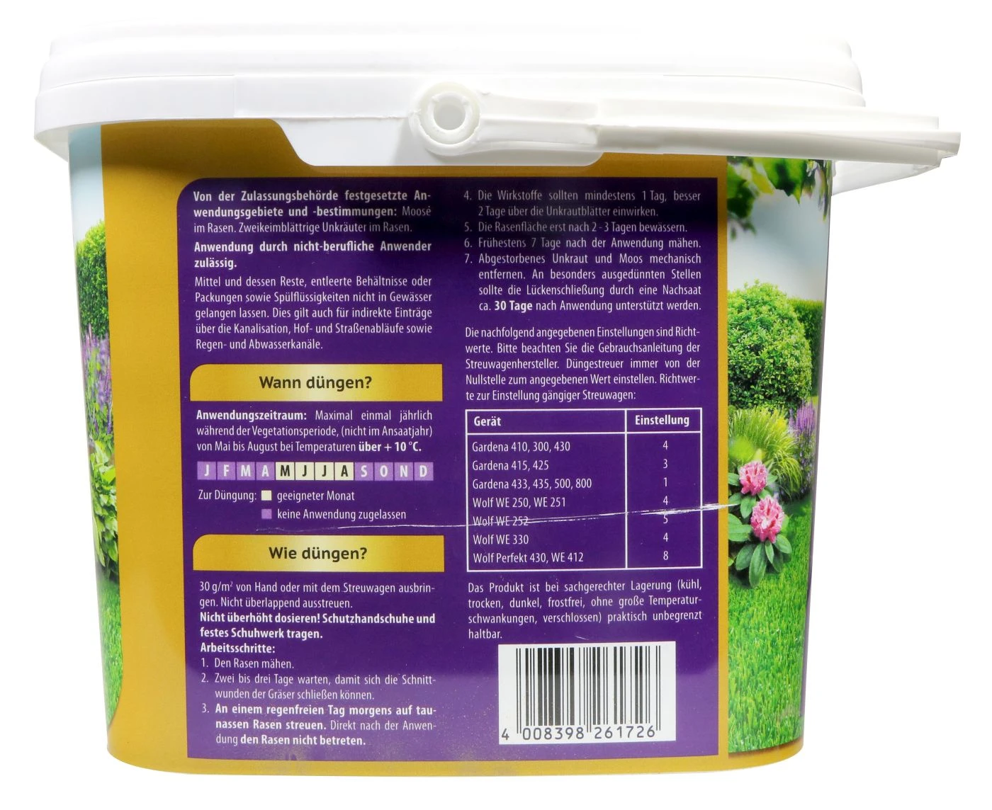 Compo Floranid® Rasendünger - 6 Kg – Bild 3
