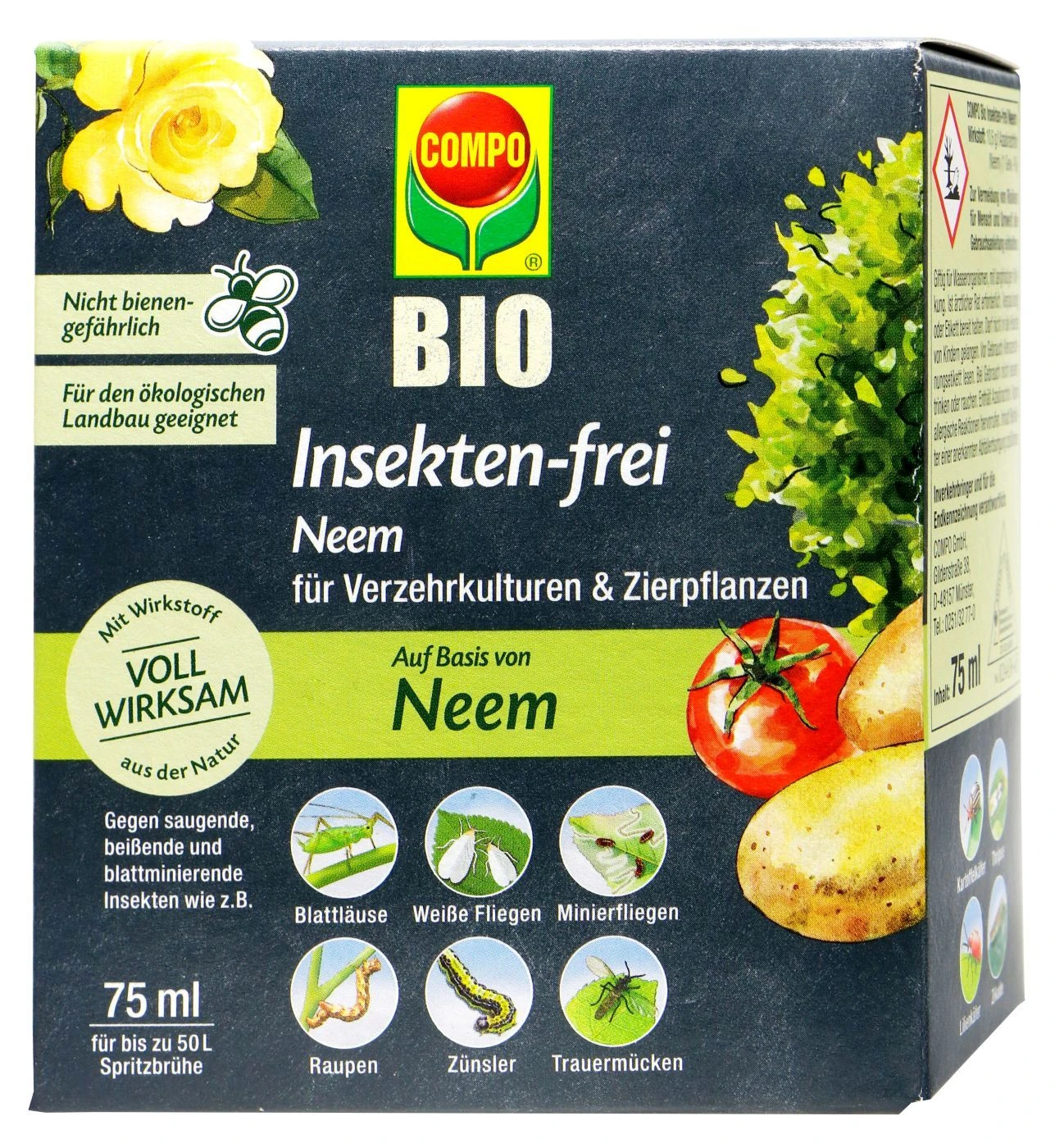 Compo Bio Insekten-frei Neem - 75 Ml