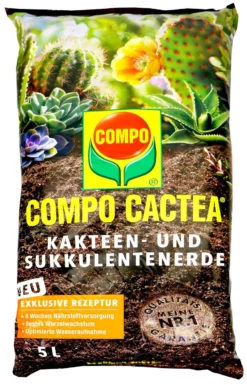 Compo Cactea Kakteen- Und Sukkulentenerde - 5 L