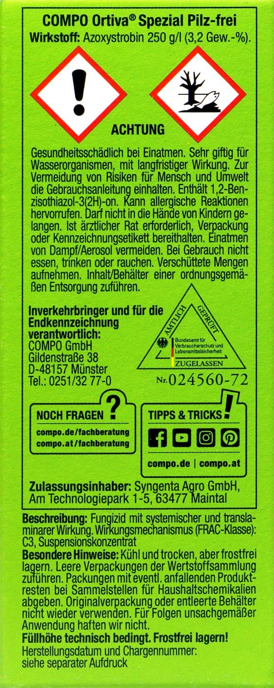 Compo Ortiva Spezial Pilz-frei - 20 Ml – Bild 3