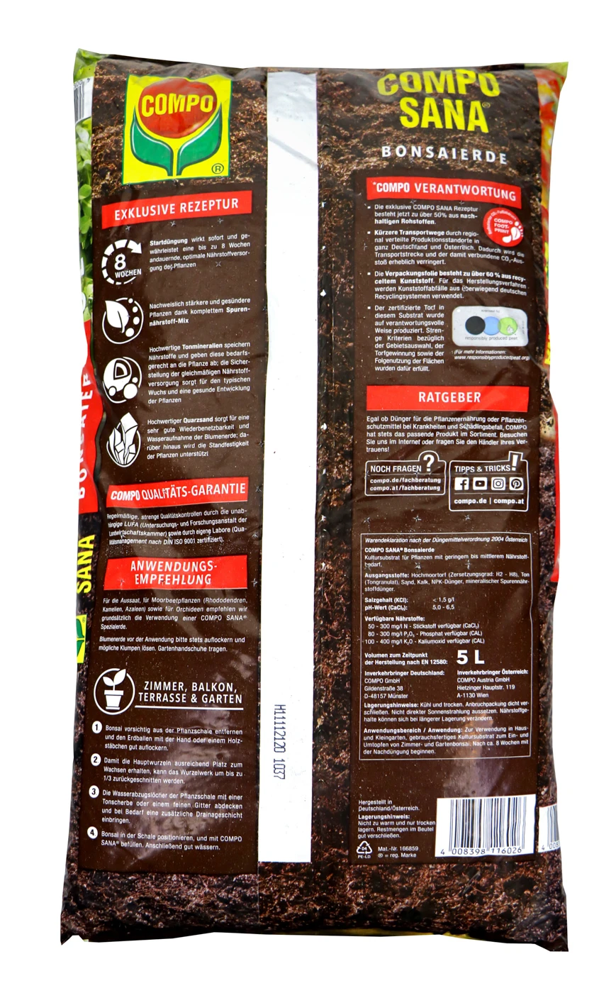 Compo Sana Bonsaierde - 5 L – Bild 2