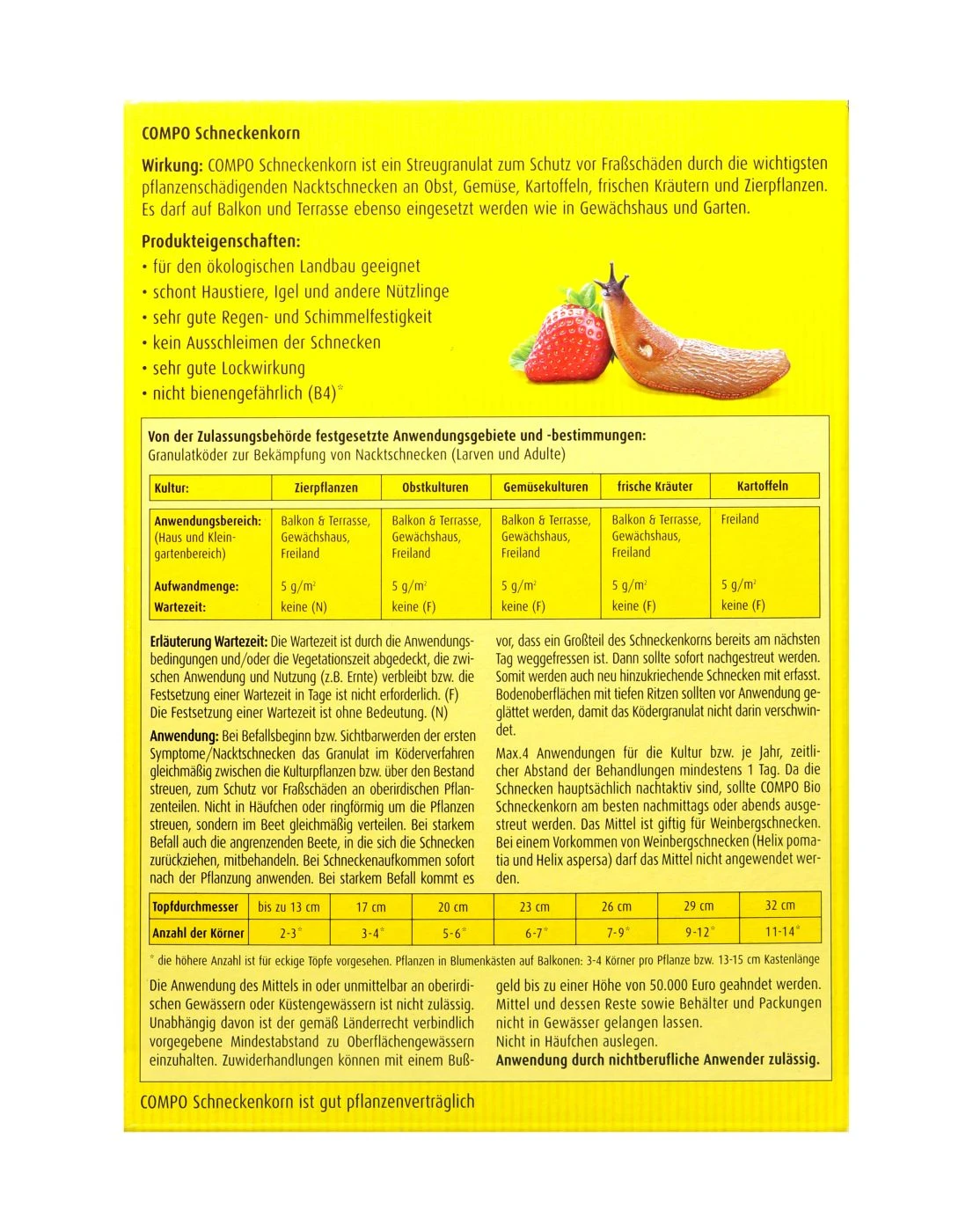 Compo Schneckenkorn - 0,55 Kg – Bild 4