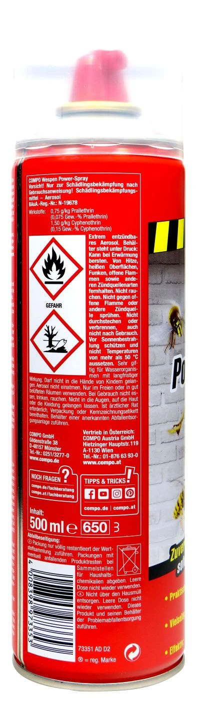 Compo Wespen Power-Spray - 0,5 L – Bild 2