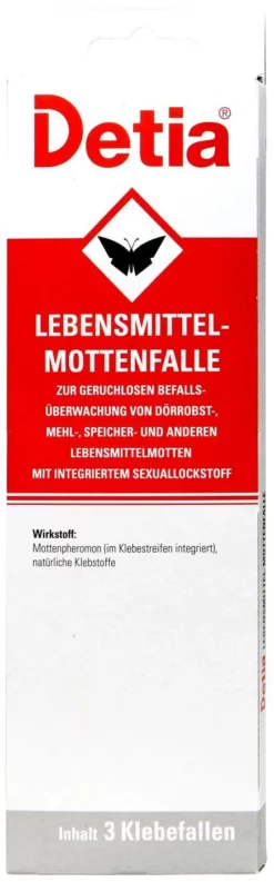 Detia Lebensmittel Mottenfalle - 3 Stück