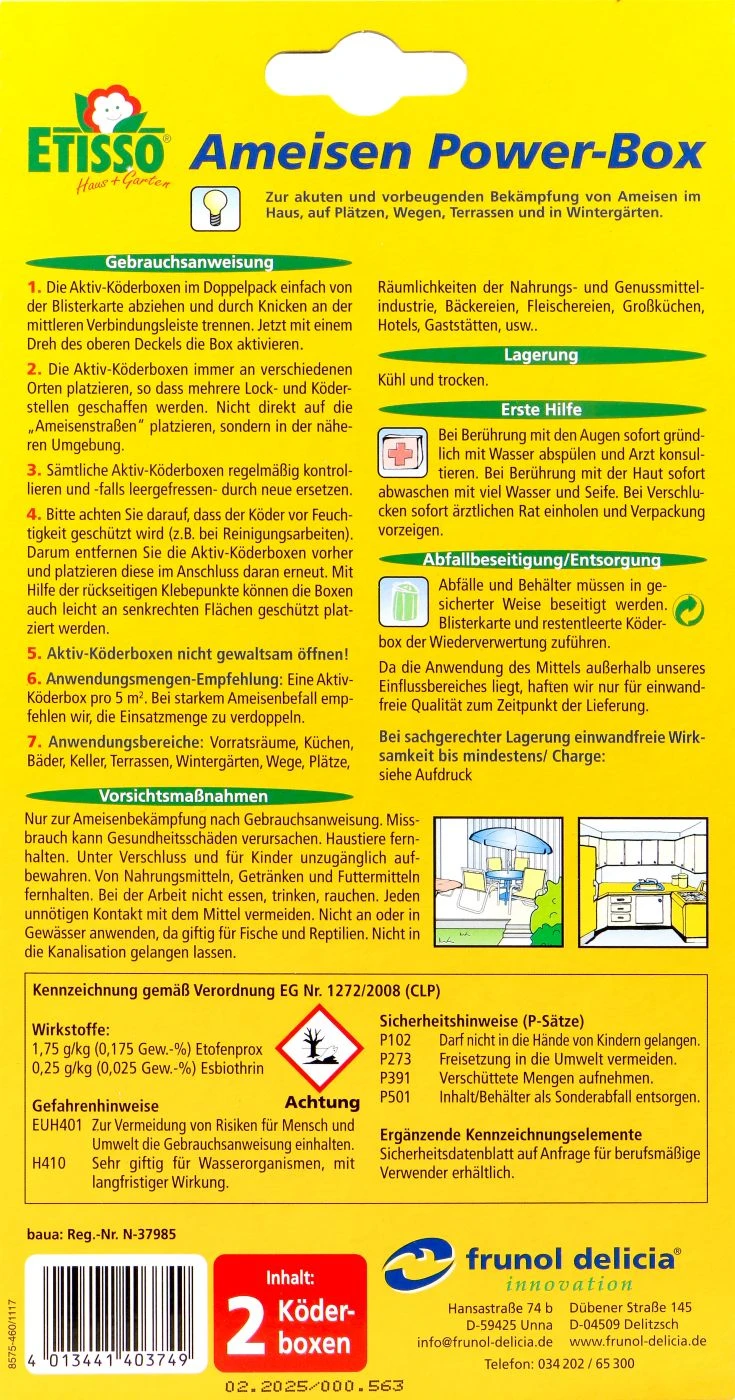 Etisso Ameisen Power-Box - 2 Stück – Bild 2
