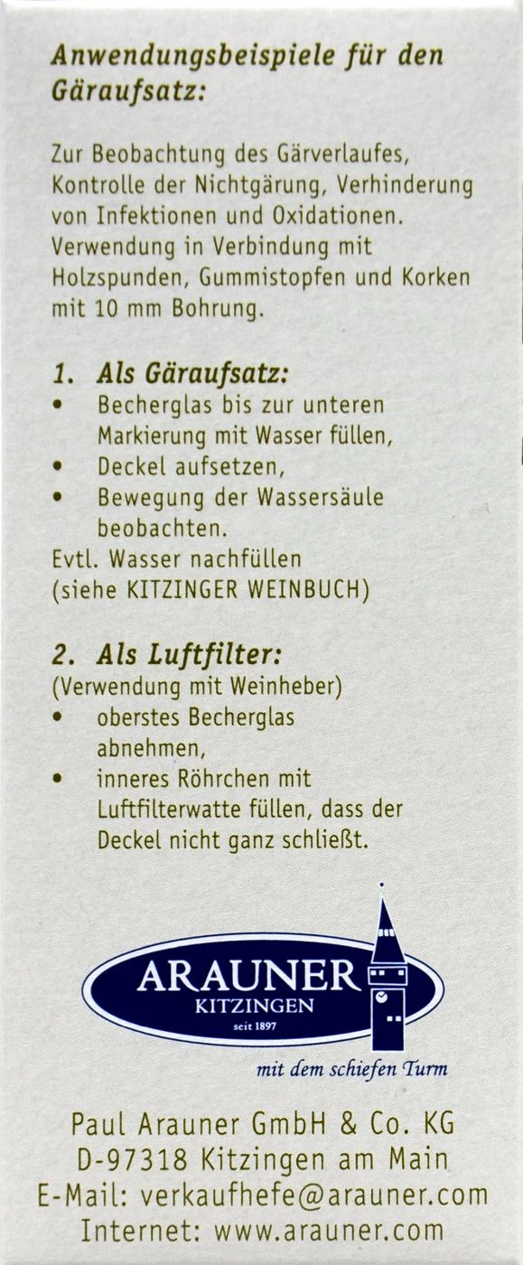 Kitzinger Gäraufsatz Hobby – Bild 2