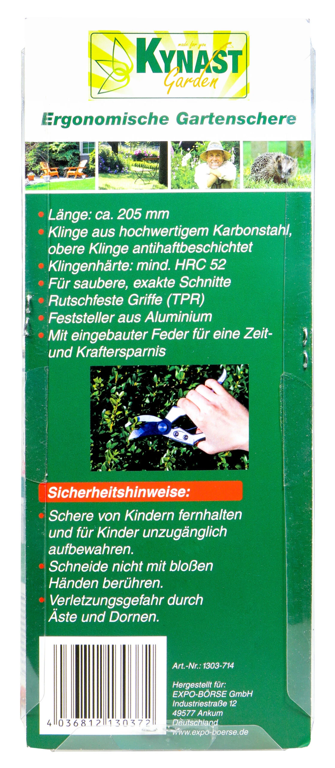 Ergonomische Gartenschere – Bild 2