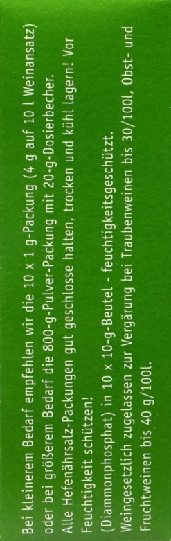 Kitzinger Hefenährsalz - 100 G