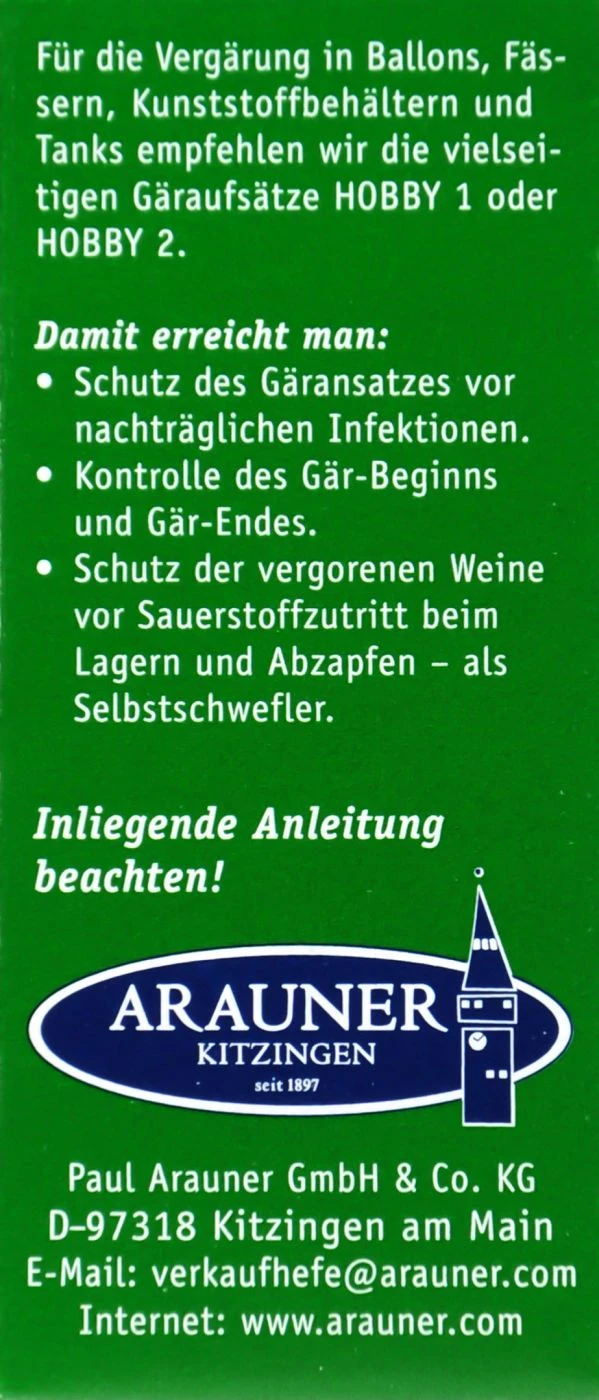 Kitzinger Reinzucht-Hefe Bordeaux - 20 Ml – Bild 4