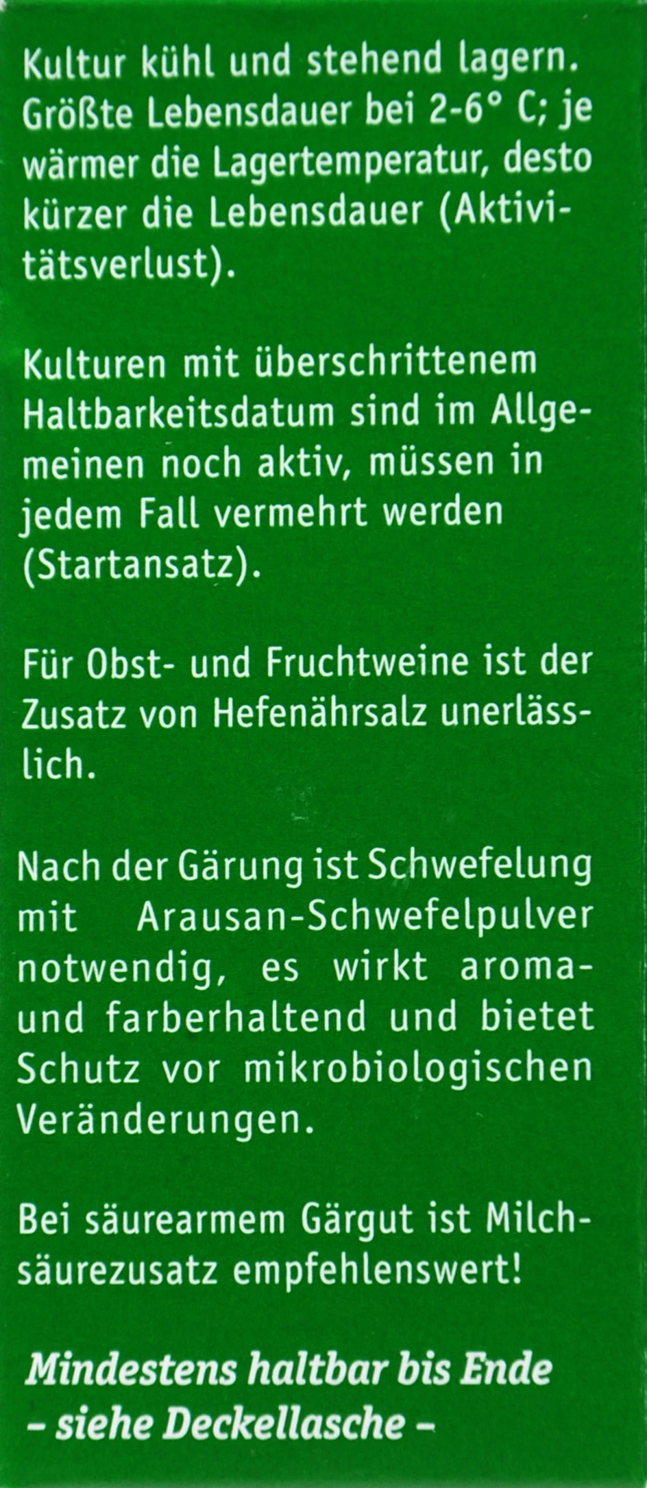 Kitzinger Hefe Sherry - 20 Ml – Bild 2