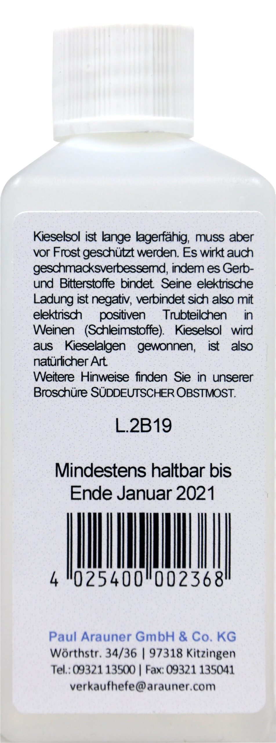 Kitzinger Kieselsol 15 % - 100 Ml – Bild 2