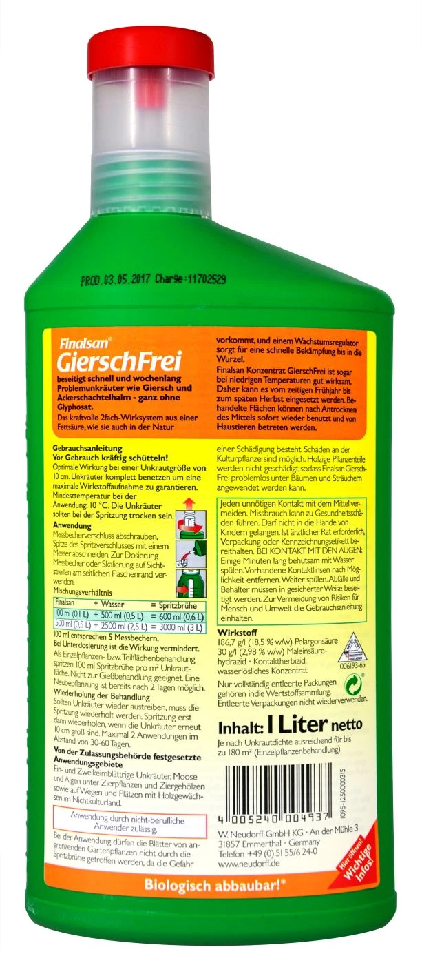Neudorff Finalsan Gierschfrei - 1 L – Bild 2
