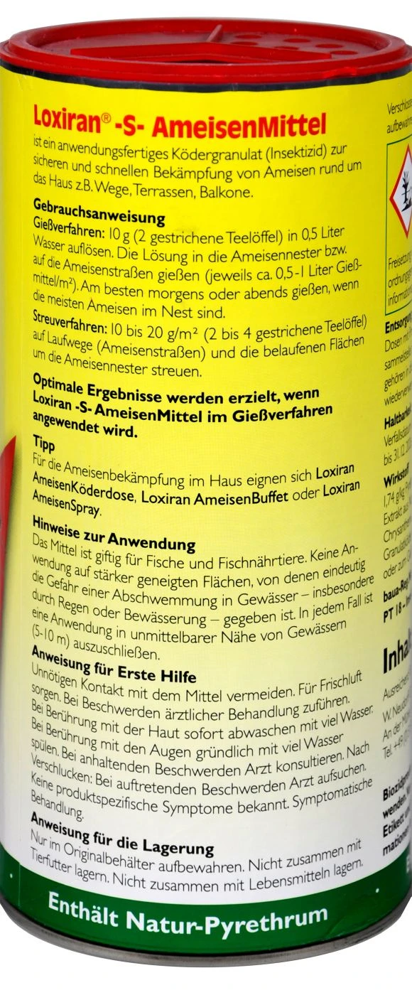 Neudorff Loxiran - S - Ameisenmittel - 0,5 Kg – Bild 2