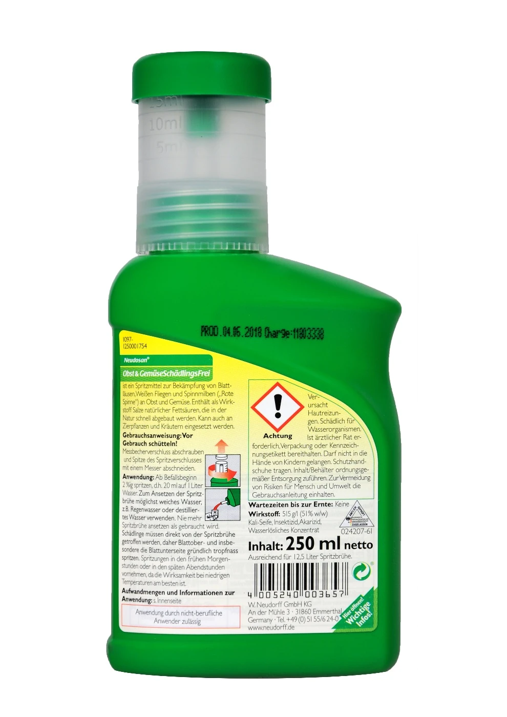 Neudorff Neudosan Obst- Und Gemüse SchädlingsFrei - 250 Ml – Bild 2