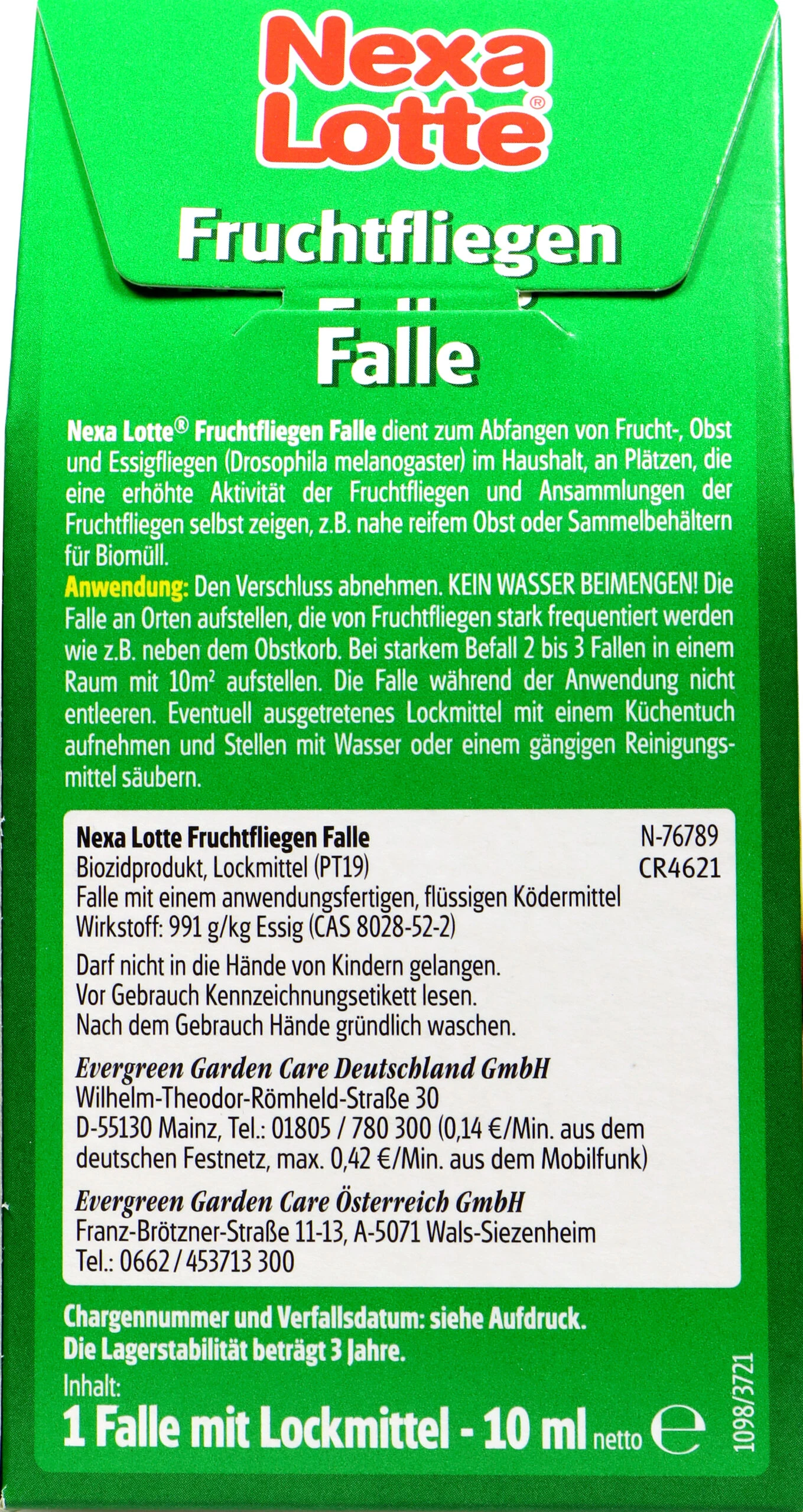 Nexa Lotte Fruchtfliegen Falle - 10 Ml – Bild 2