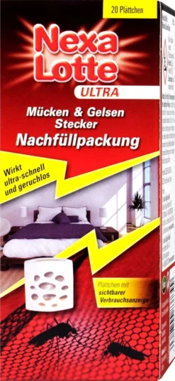 Nexa Lotte Mücken- Und Gelsenstecker Ultra Nachfüllpack - 20 Stück