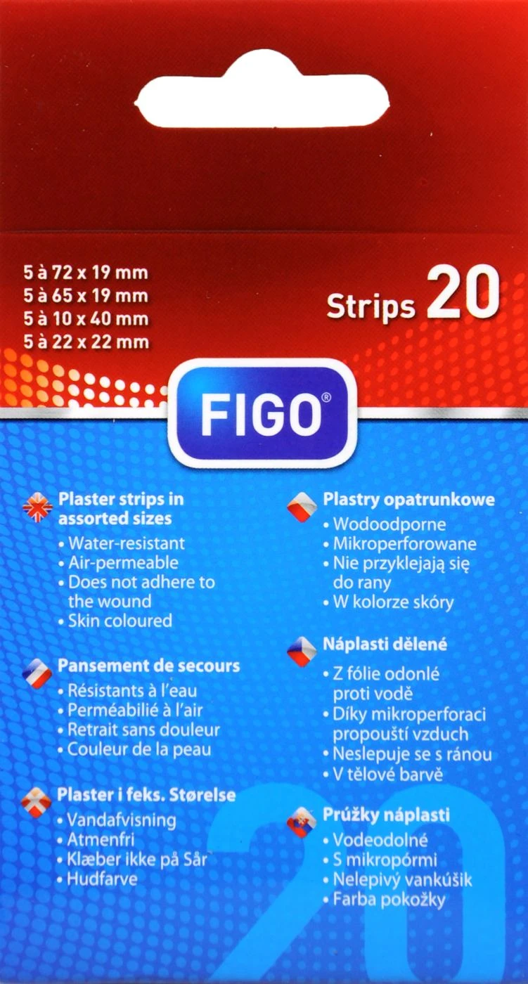 Figo Pflaster-Strips Wasserabweisend - 20 Stück – Bild 2