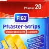 Figo Pflaster-Strips Wasserabweisend - 20 Stück