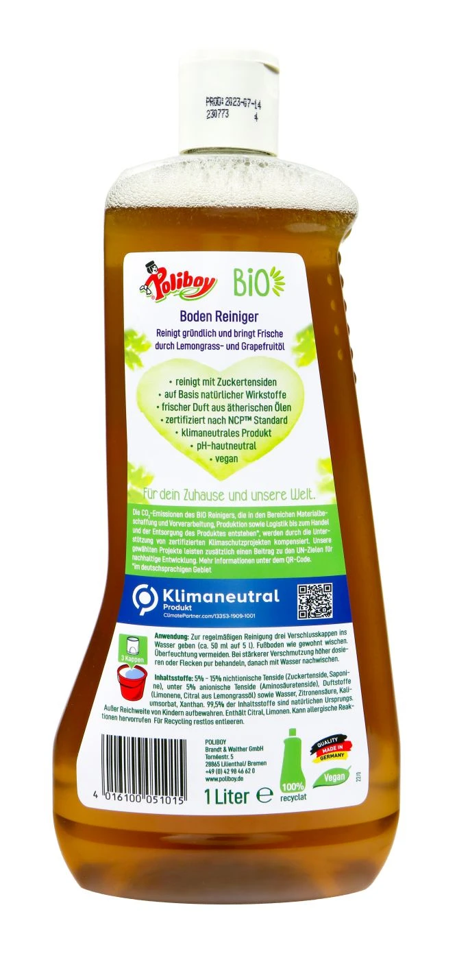 Poliboy Bio Boden Reiniger - 1 Liter – Bild 2