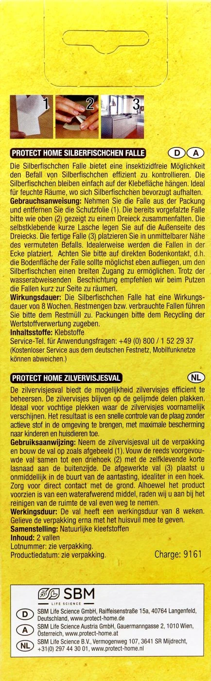 Protect Home Natria Silberfischchen-Falle - 2 Stück – Bild 2