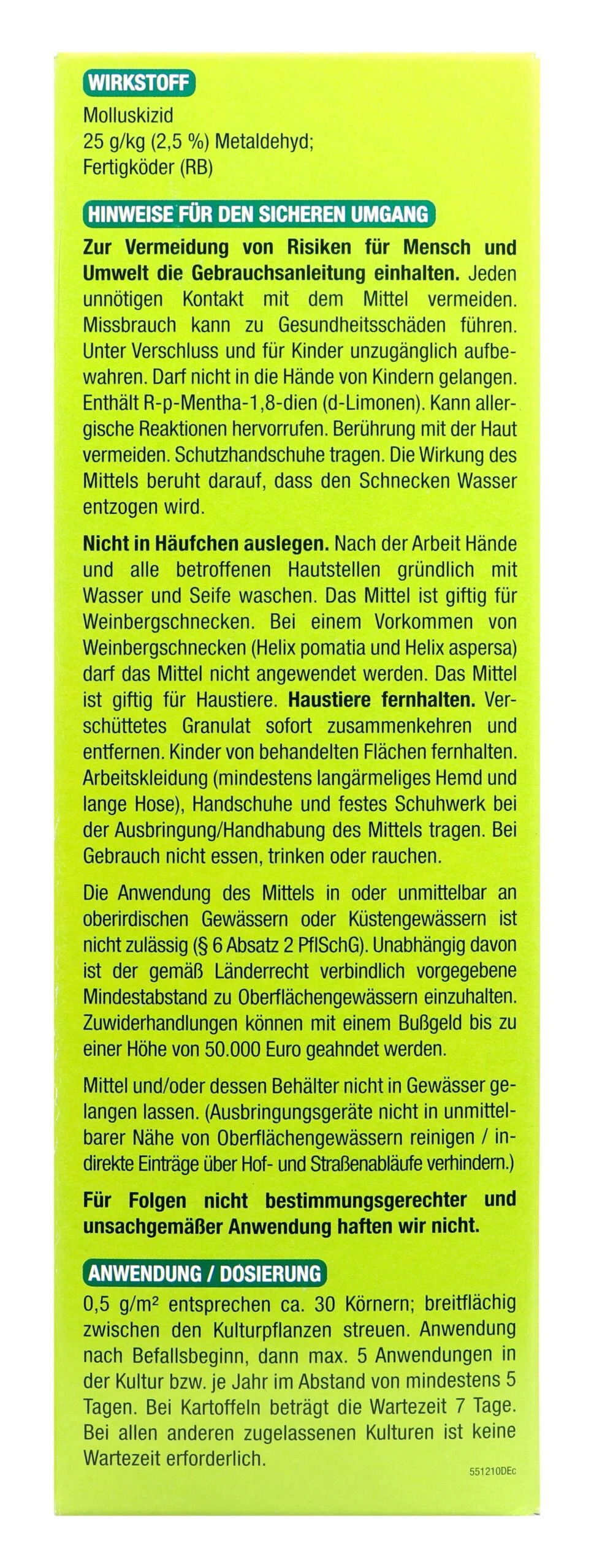 Protect Garden Schneckenkorn Protect Maxx - 1 Kg – Bild 2