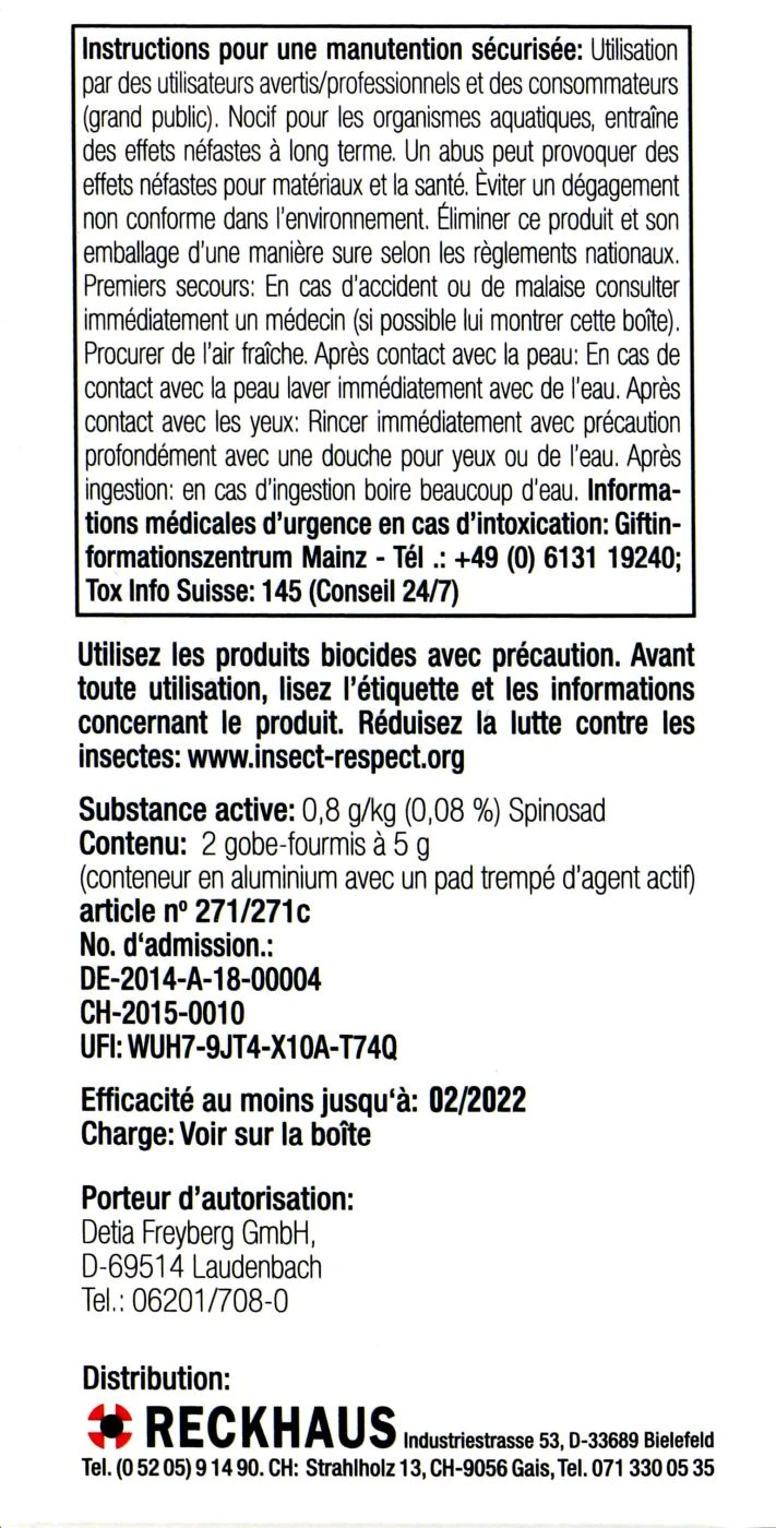 Recozit Ameisenköderdose - 2 Stück – Bild 4