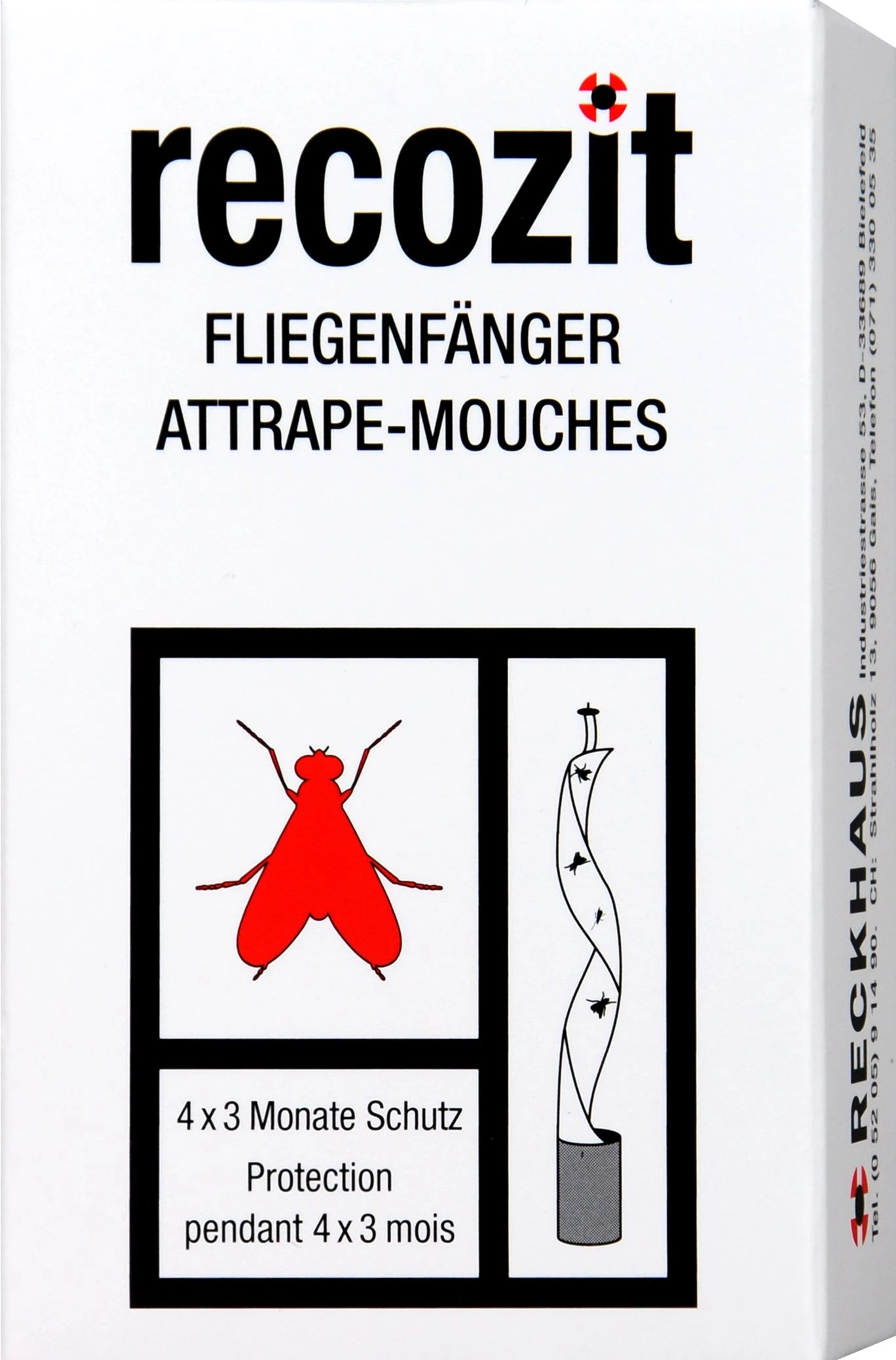 Recozit Fliegenfänger - 4 Stück