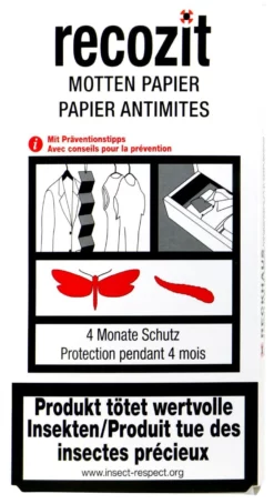 Recozit Mottenpapier - 2 Stück