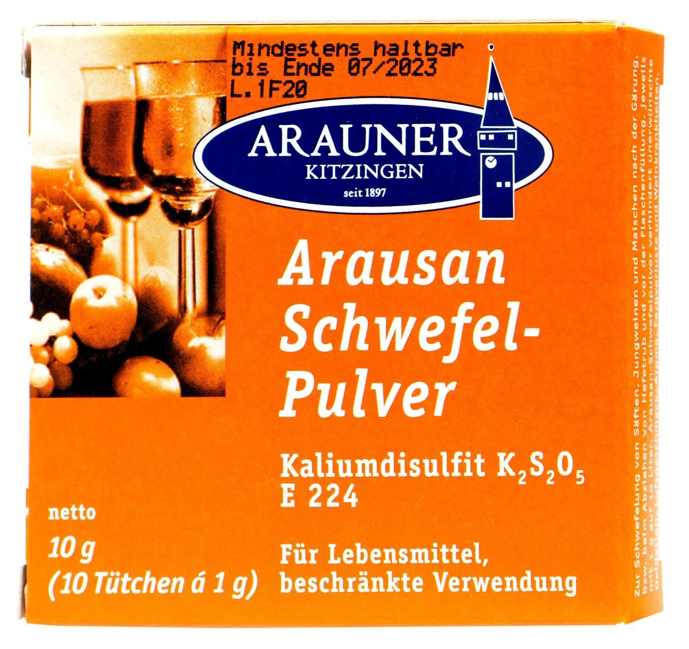 Kitzinger Arausan Schwefel-Pulver - 10 G