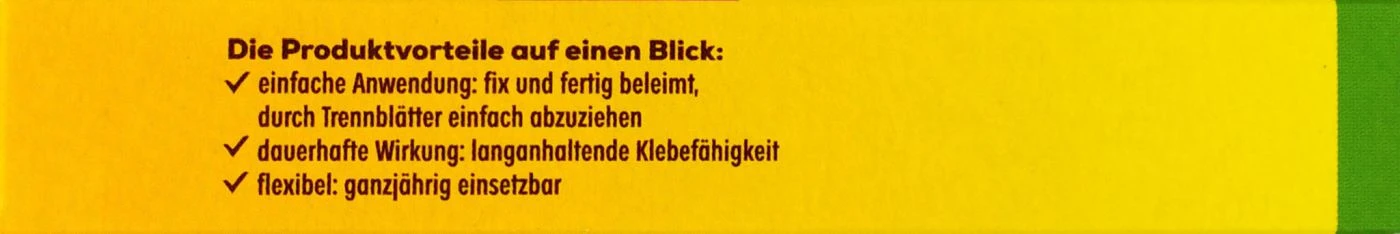 Solabiol Gelbsticker - 10 Stück – Bild 4