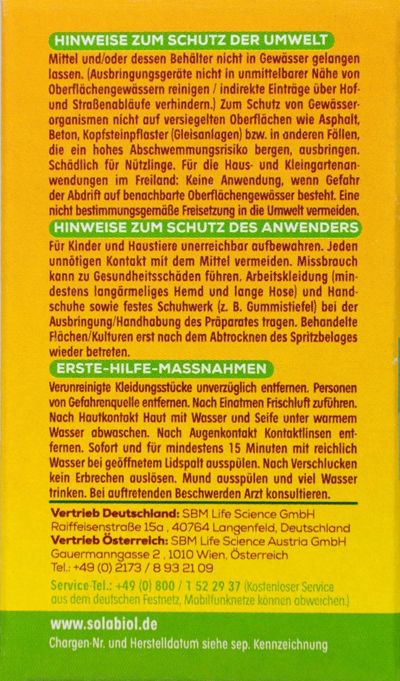 Solabiol Neem Bio-Schädlingsfrei - 30 Ml – Bild 2