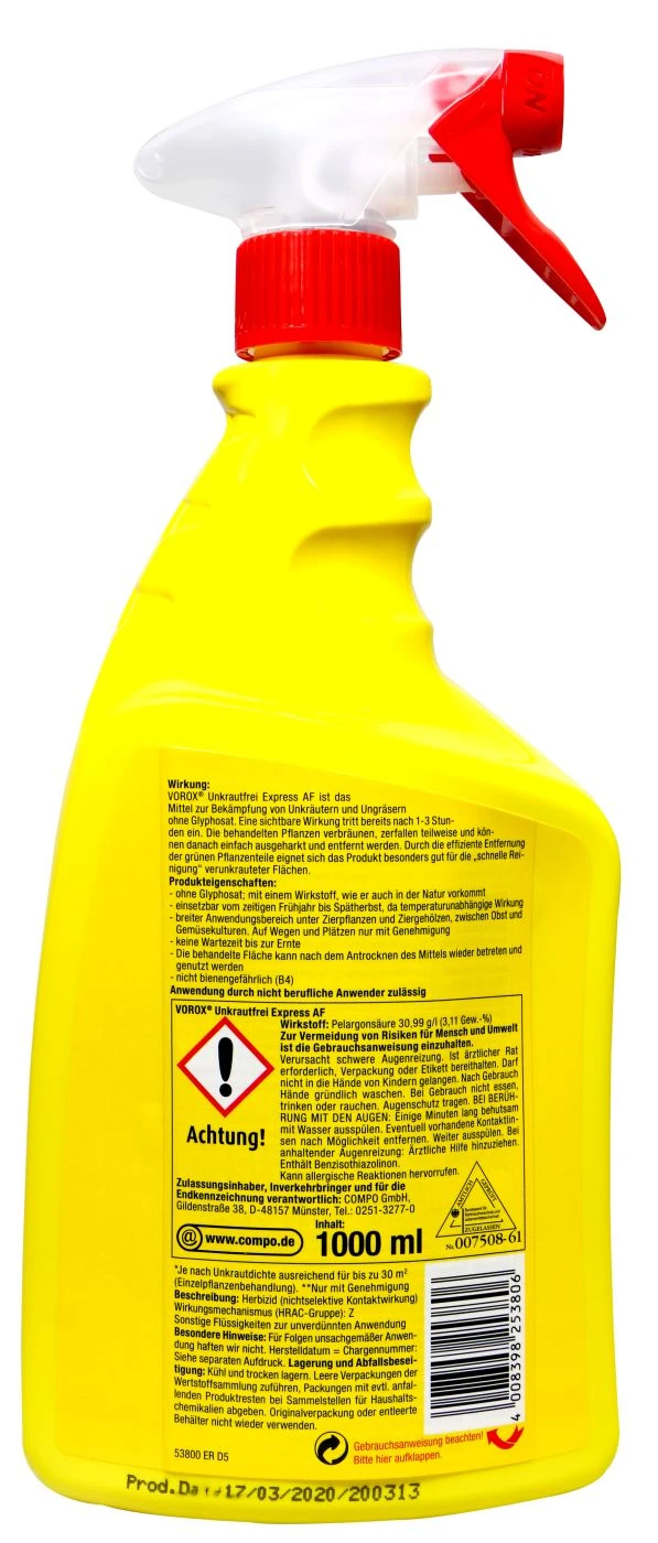 Vorox Unkrautfrei Express AF - 1 L – Bild 2