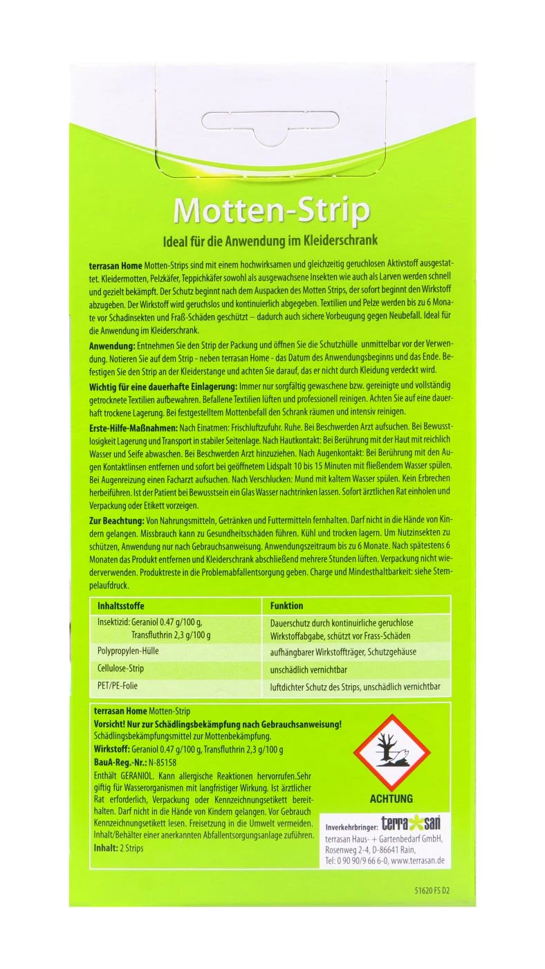 Terrasan Motten-Strips - 2 Stück – Bild 2