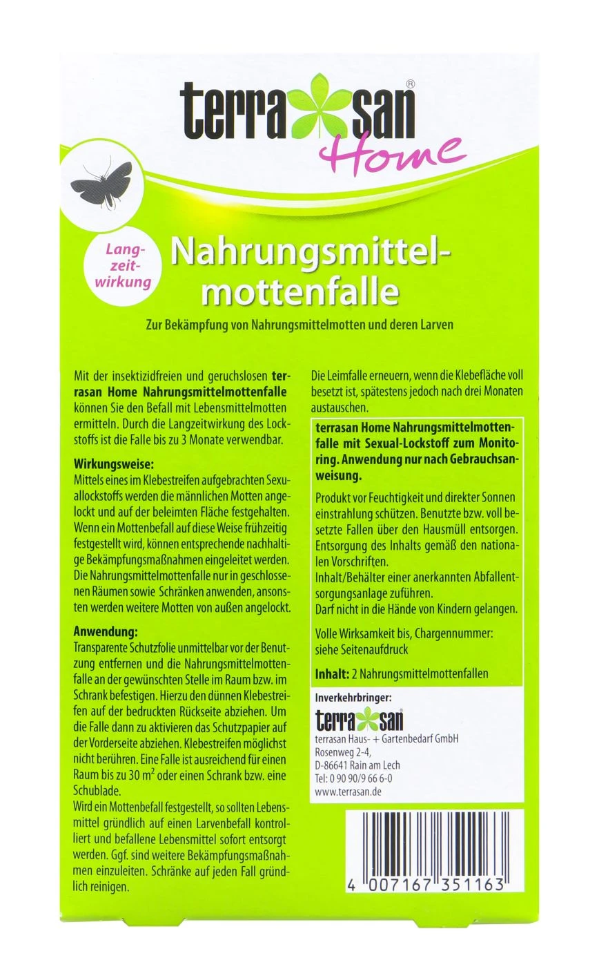 Terrasan Nahrungsmittel Mottenfalle - 2 Stück – Bild 2