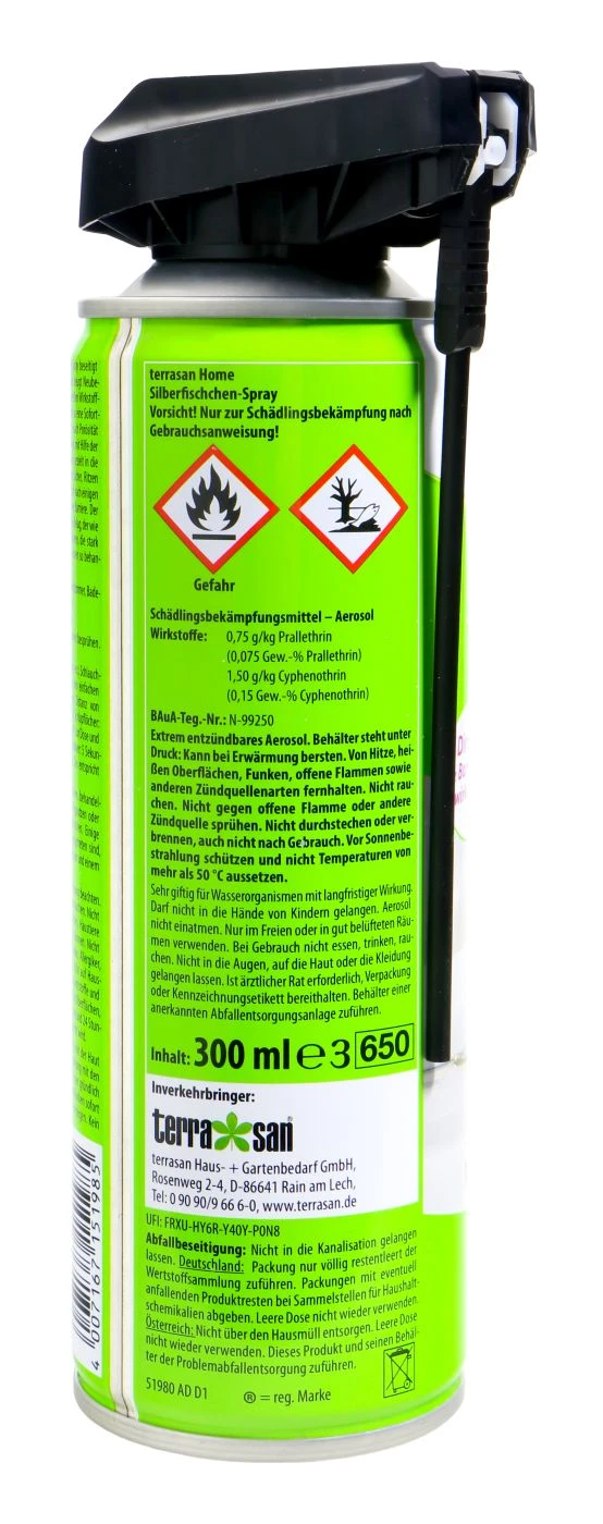 Terrasan Silberfischchen Spray - 300 Ml – Bild 2